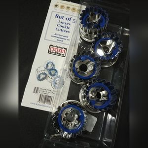 Linzer Cookie Cutters, Set of 5